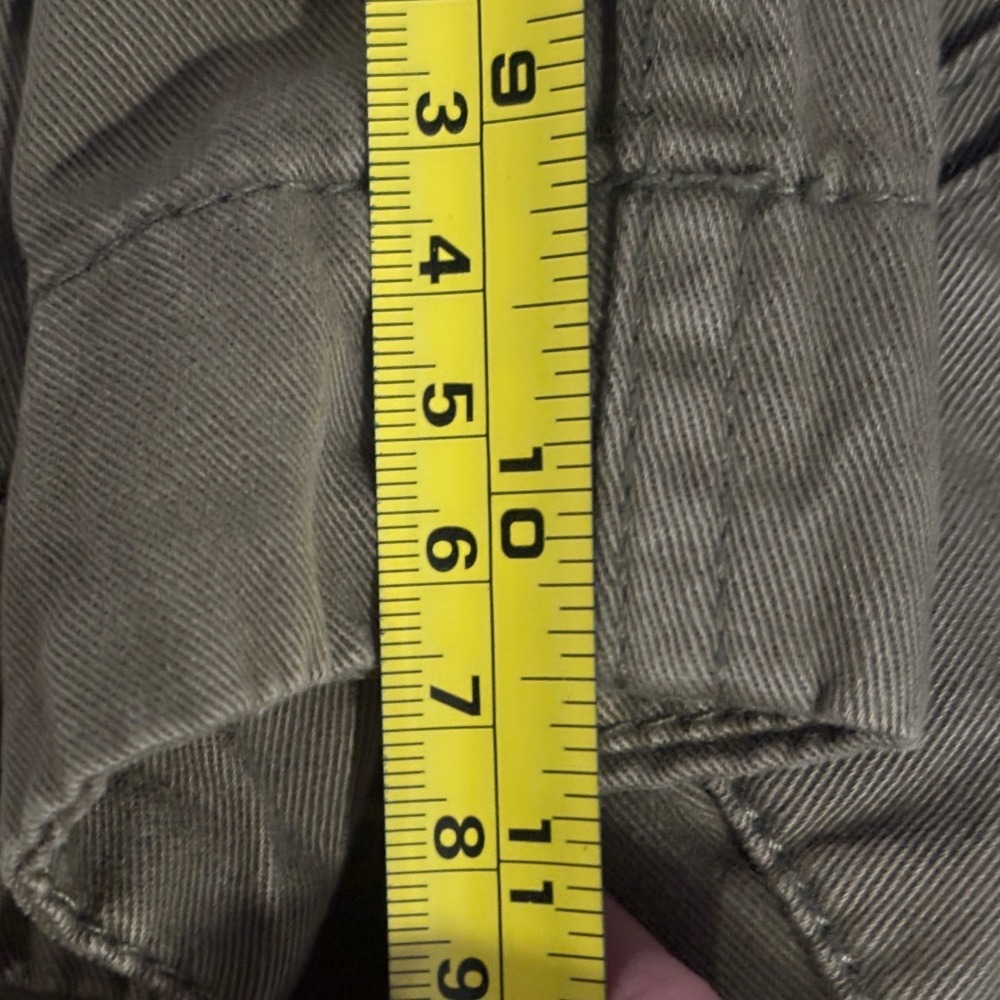 Y2K Rocawear Mens Cargo Shorts tan Cotton Twill Multi Pocket Relaxed Fit size 38 - Picture 4 of 7